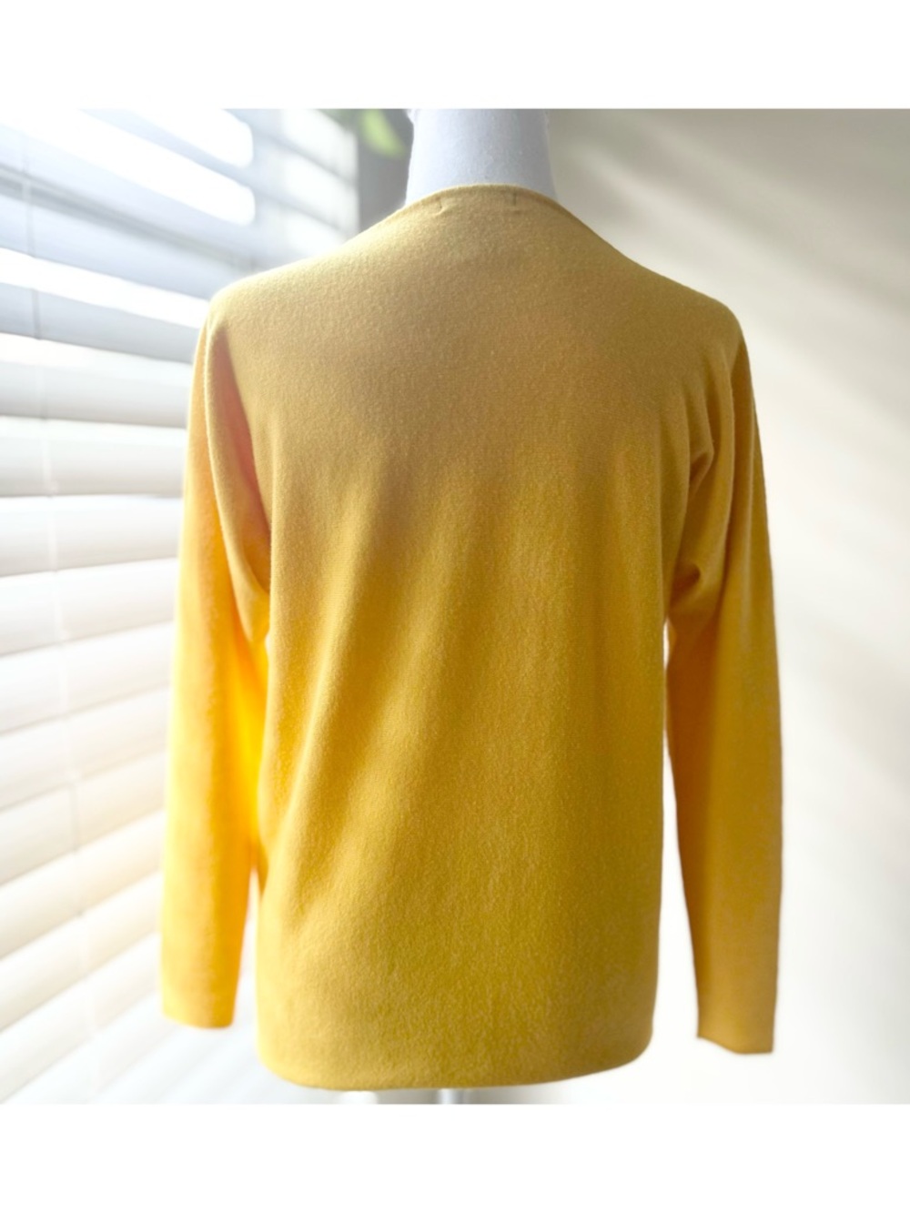 Yellow Long Sleeve Sweater - Picture 5 of 6